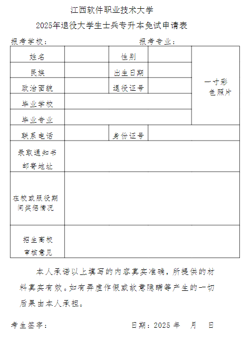 江西软件职业技术大学专升本